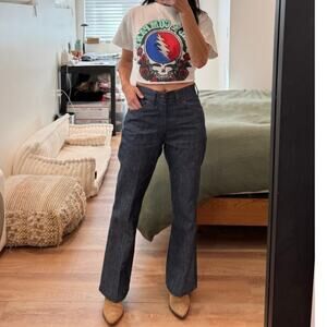 Rare Deadstock Vintage Big Yank Sanforized Dark Denim Jeans – 1960s/70s